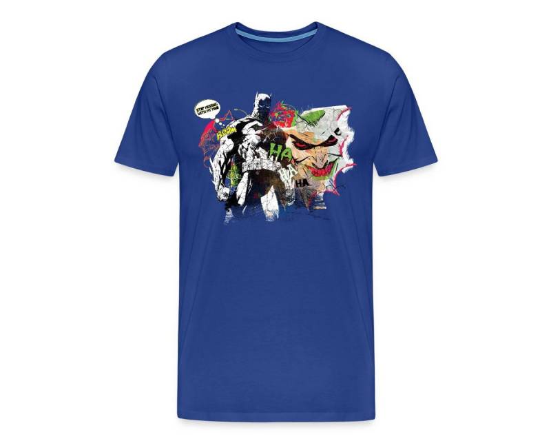 Spreadshirt T-Shirt DC Comics Batman Joker Comic Männer Premium T-Shirt (1-tlg) von Spreadshirt