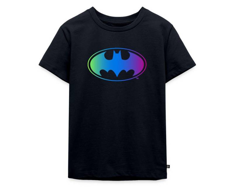 Spreadshirt T-Shirt DC Comics Batman Logo Regenbogenfarben Kinder Premium T-Shirt (1-tlg) von Spreadshirt
