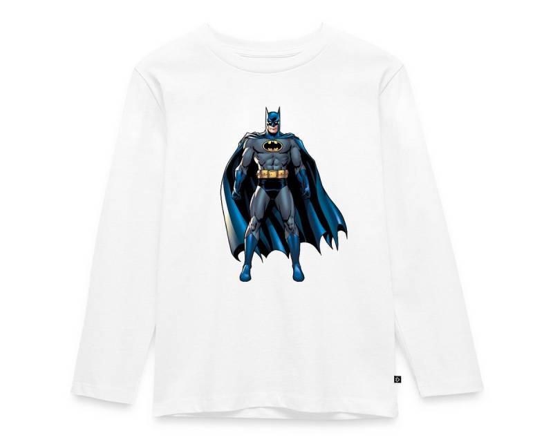 Spreadshirt T-Shirt DC Comics Batman Pose Klassisch Kinder Premium Langarmshirt (1-tlg) von Spreadshirt