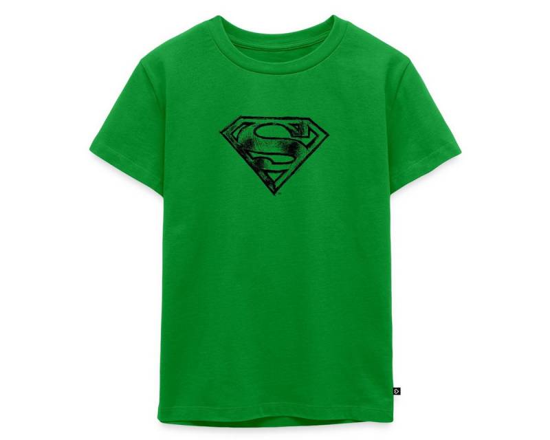 Spreadshirt T-Shirt DC Comics Superman Logo Gezeichnet Kinder Premium T-Shirt (1-tlg) von Spreadshirt