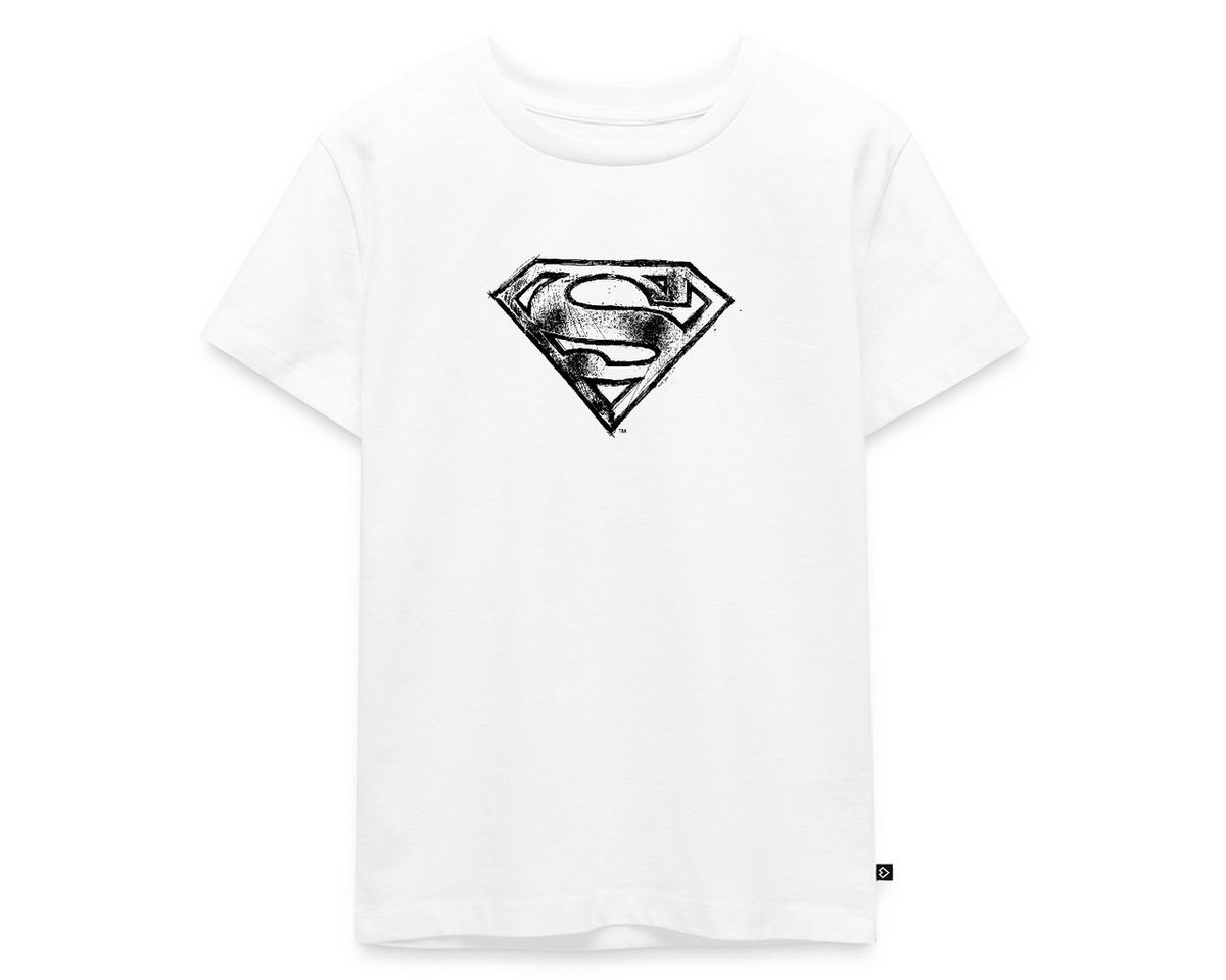 Spreadshirt T-Shirt DC Comics Superman Logo Gezeichnet Kinder Premium T-Shirt (1-tlg) von Spreadshirt