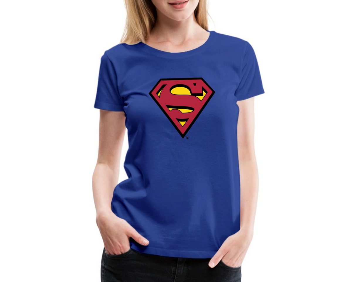 Spreadshirt T-Shirt DC Comics Superman Logo Original Frauen Premium T-Shirt (1-tlg) von Spreadshirt