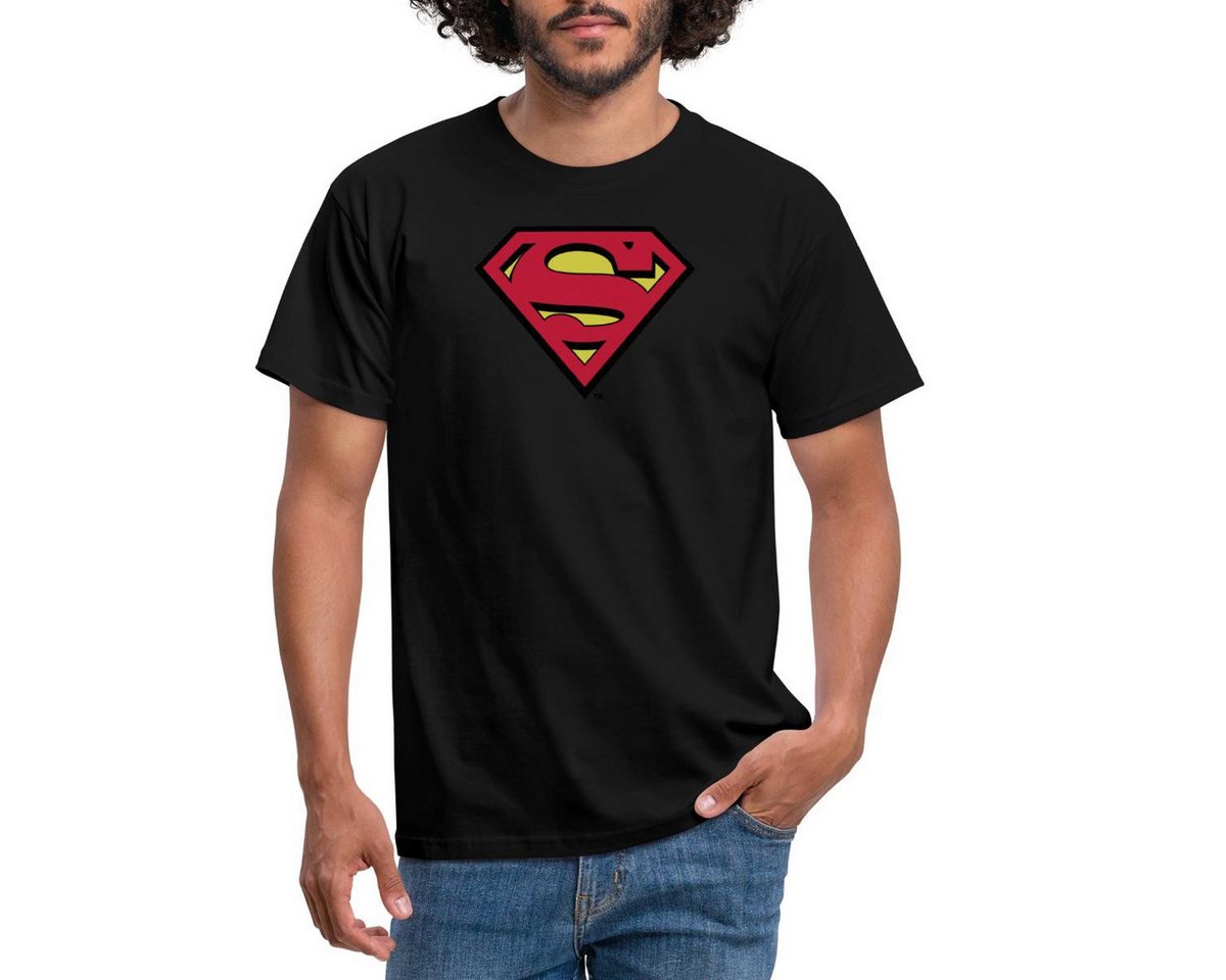 Spreadshirt T-Shirt DC Comics Superman Logo Original Männer T-Shirt (1-tlg) von Spreadshirt