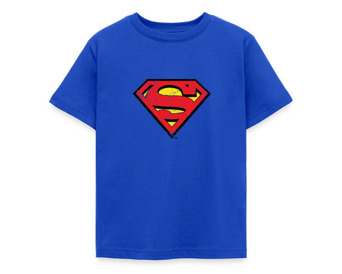 Spreadshirt T-Shirt DC Comics Superman Logo Used Look Kinder T-Shirt (1-tlg) von Spreadshirt