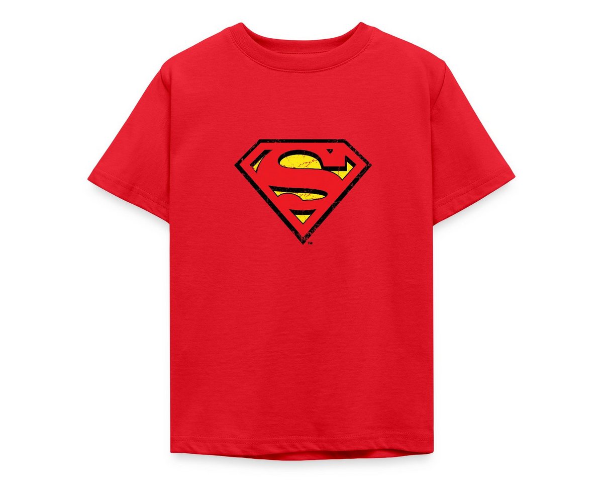 Spreadshirt T-Shirt DC Comics Superman Logo Used Look Kinder T-Shirt (1-tlg) von Spreadshirt