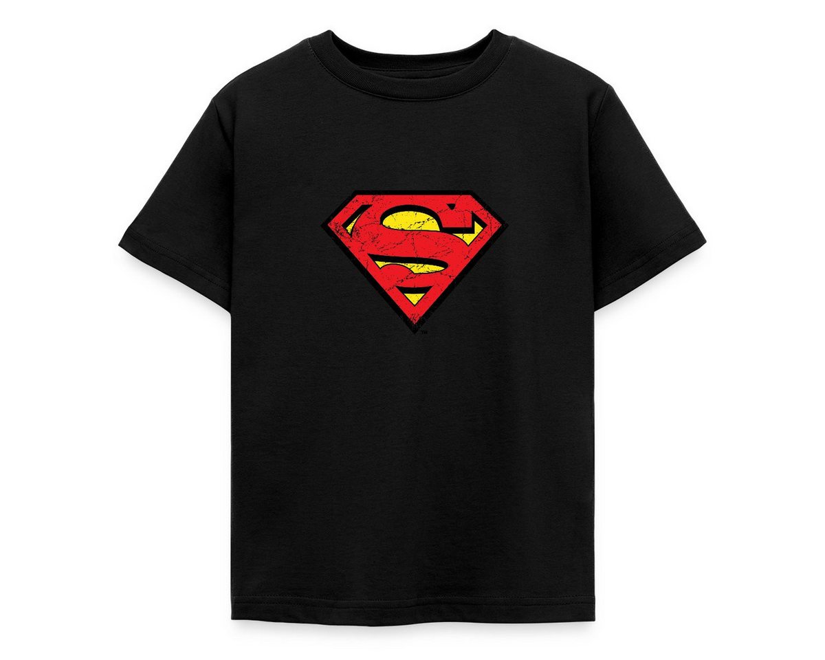 Spreadshirt T-Shirt DC Comics Superman Logo Used Look Kinder T-Shirt (1-tlg) von Spreadshirt