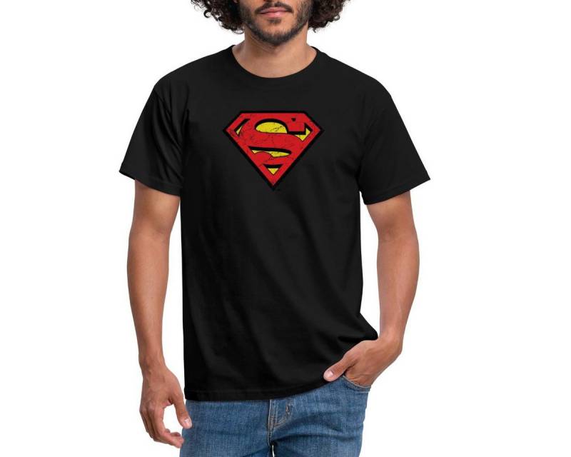 Spreadshirt T-Shirt DC Comics Superman Logo Used Look Männer T-Shirt (1-tlg) von Spreadshirt
