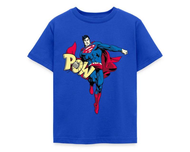 Spreadshirt T-Shirt DC Comics Superman Retro Pow Kinder T-Shirt (1-tlg) von Spreadshirt