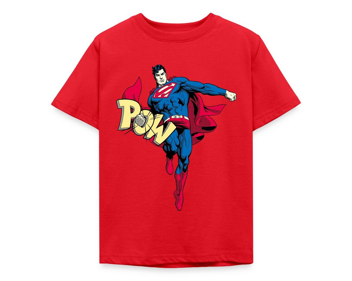 Spreadshirt T-Shirt DC Comics Superman Retro Pow Kinder T-Shirt (1-tlg) von Spreadshirt