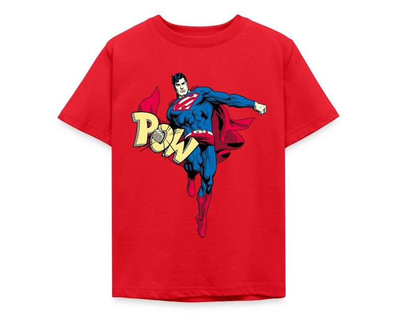 Spreadshirt T-Shirt DC Comics Superman Retro Pow Kinder T-Shirt (1-tlg) von Spreadshirt