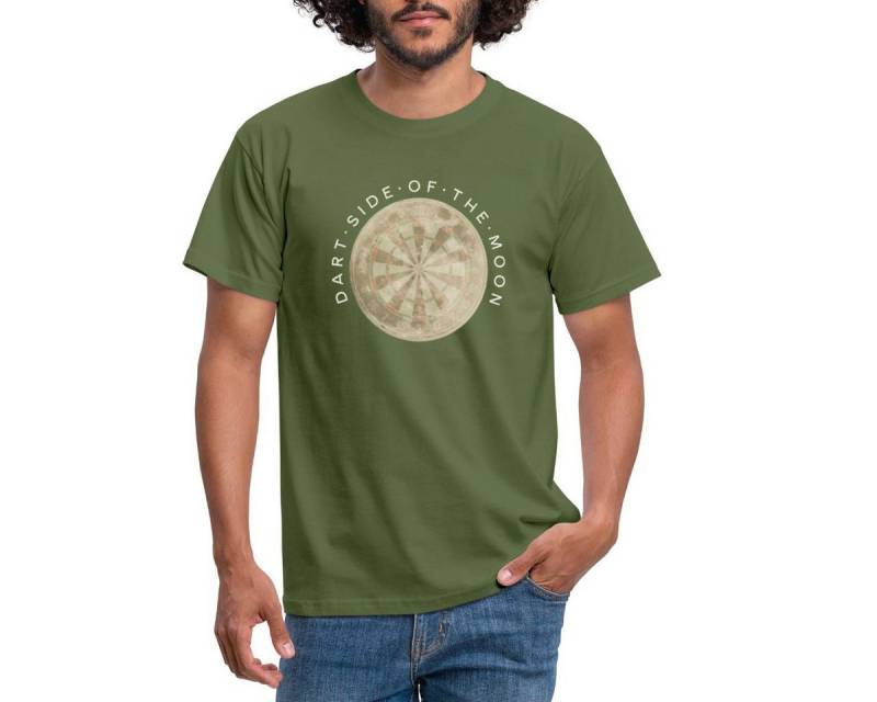 Spreadshirt T-Shirt Dart Side Of The Moon Vintage Look Männer T-Shirt (1-tlg) von Spreadshirt