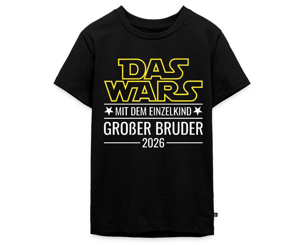 Spreadshirt T-Shirt Das wars mit dem Einzelkind - Großer Bruder 2026 Teenager Premium T-Sh (1-tlg) von Spreadshirt
