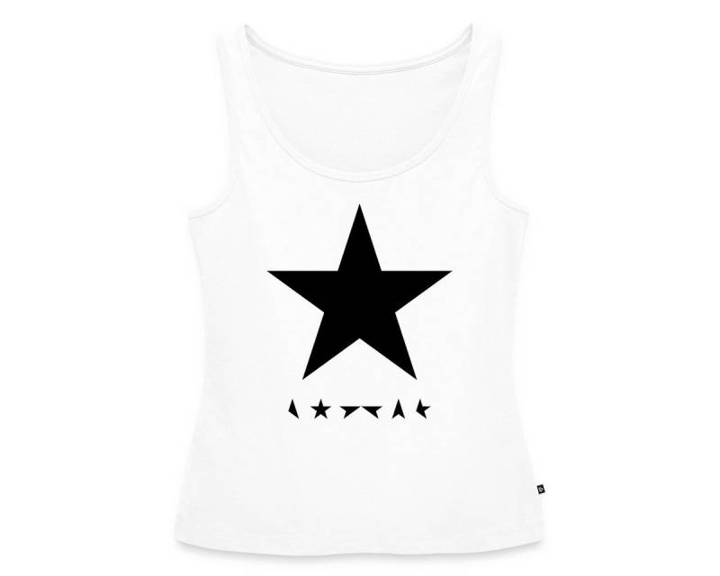 Spreadshirt T-Shirt David Bowie Blackstar Album Cover Frauen Premium Tank Top (1-tlg) von Spreadshirt