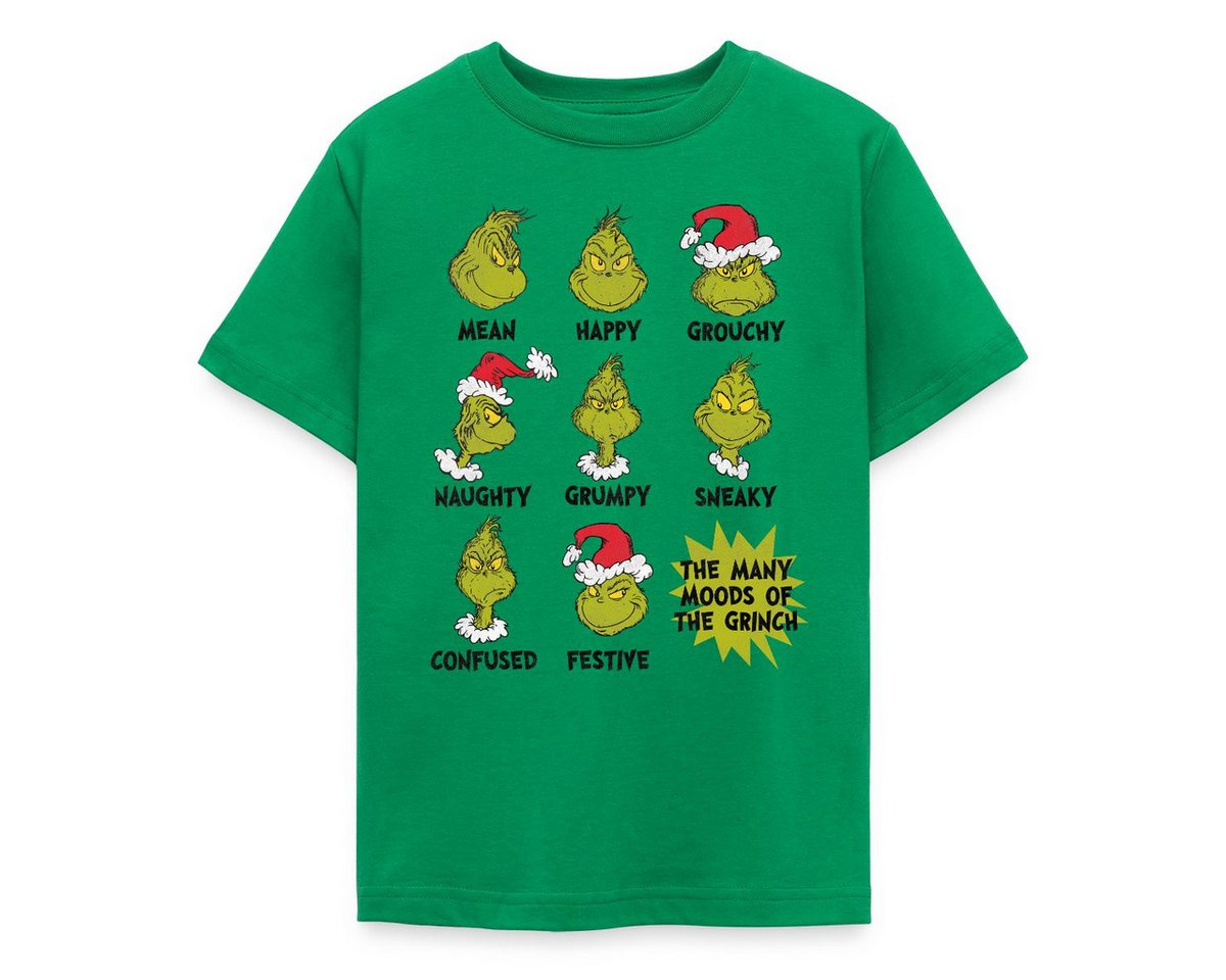 Spreadshirt T-Shirt Der Grinch Moods Of The Grinch Stimmungen Teenager T-Shirt (1-tlg) von Spreadshirt