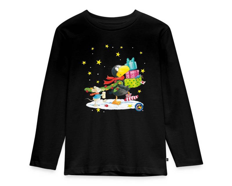 Spreadshirt T-Shirt Der kleine Rabe Socke Weihnachten Kinder Premium Langarmshirt (1-tlg) von Spreadshirt
