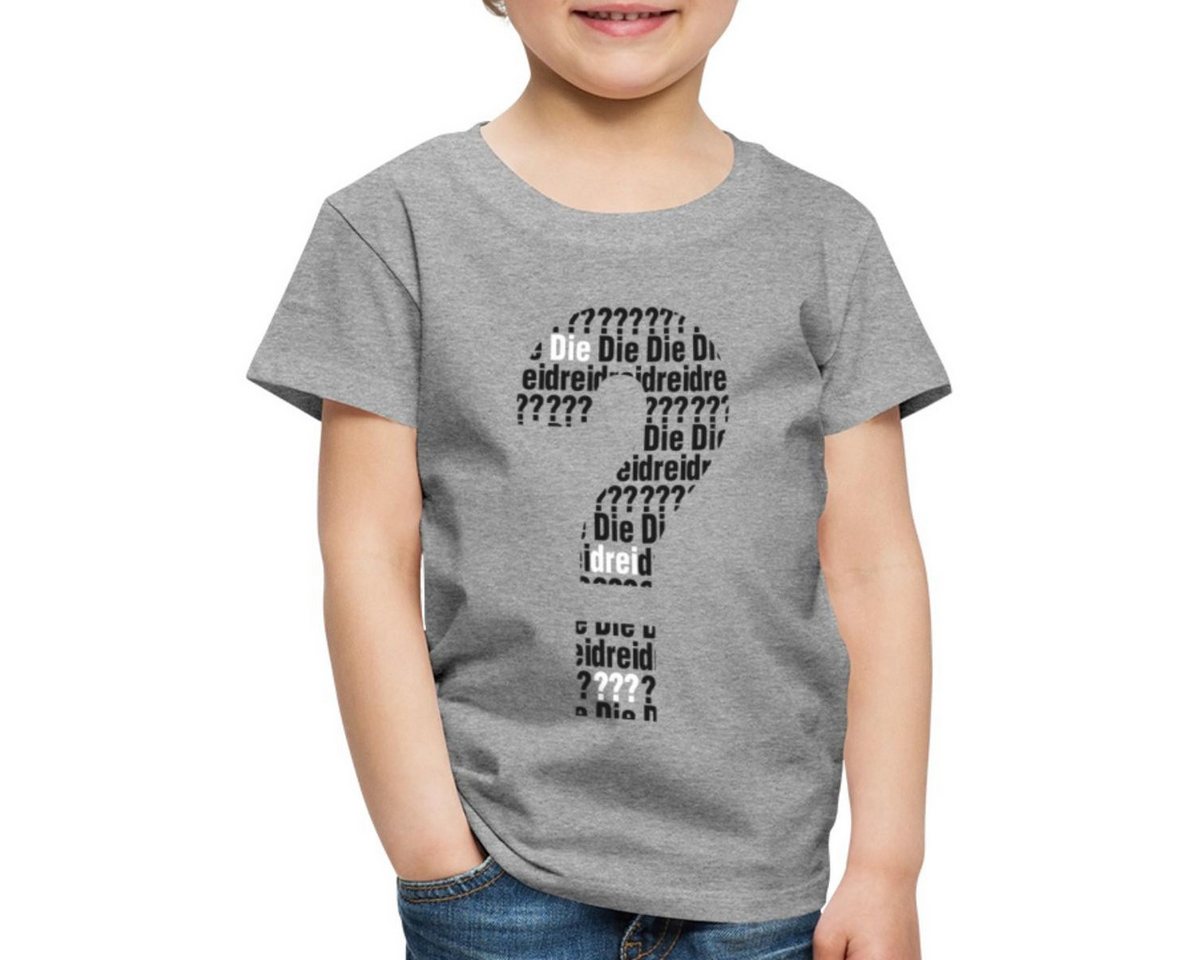 Spreadshirt T-Shirt Die Drei Fragezeichen Kids Logo Schwarz Weiß Kinder Premium T-Shirt (1-tlg) von Spreadshirt