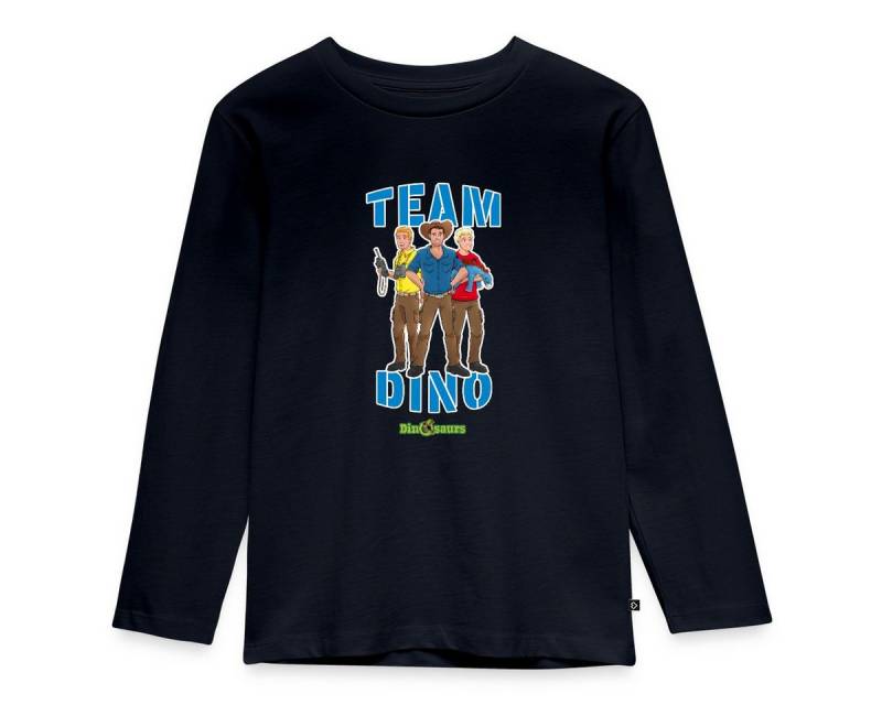 Spreadshirt T-Shirt Dinosaurier Team Dino Kinder Premium Langarmshirt (1-tlg) von Spreadshirt