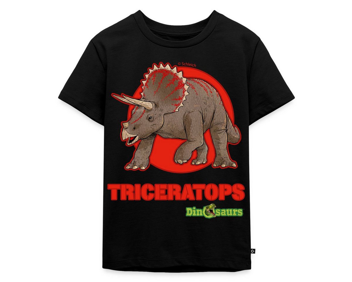 Spreadshirt T-Shirt Dinosaurier Triceratops Pflanzenfresser Kinder Premium T-Shirt (1-tlg) von Spreadshirt