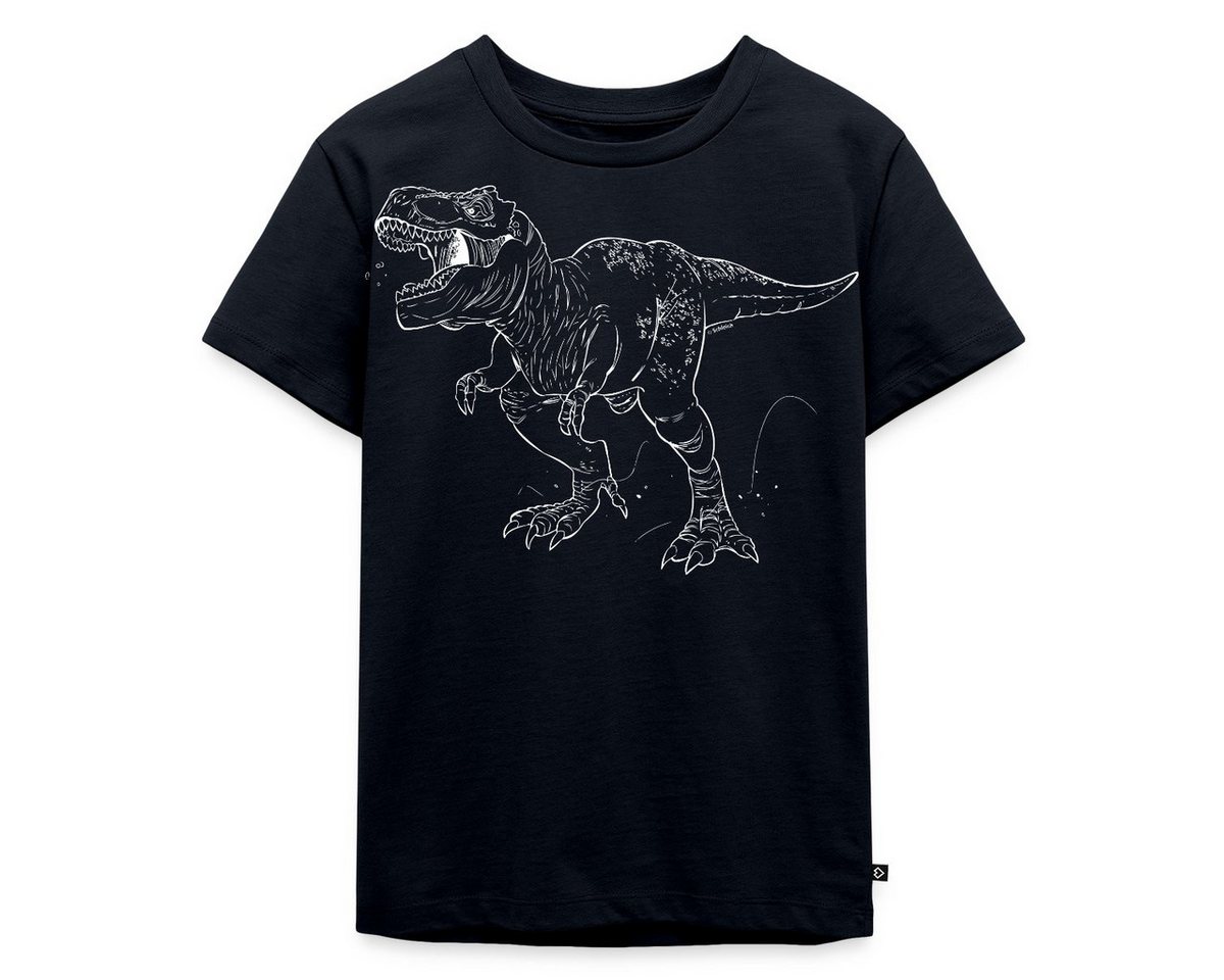 Spreadshirt T-Shirt Dinosaurier Tyrannosaurus Rex T-Rex Skizze Kinder Premium T-Shirt (1-tlg) von Spreadshirt