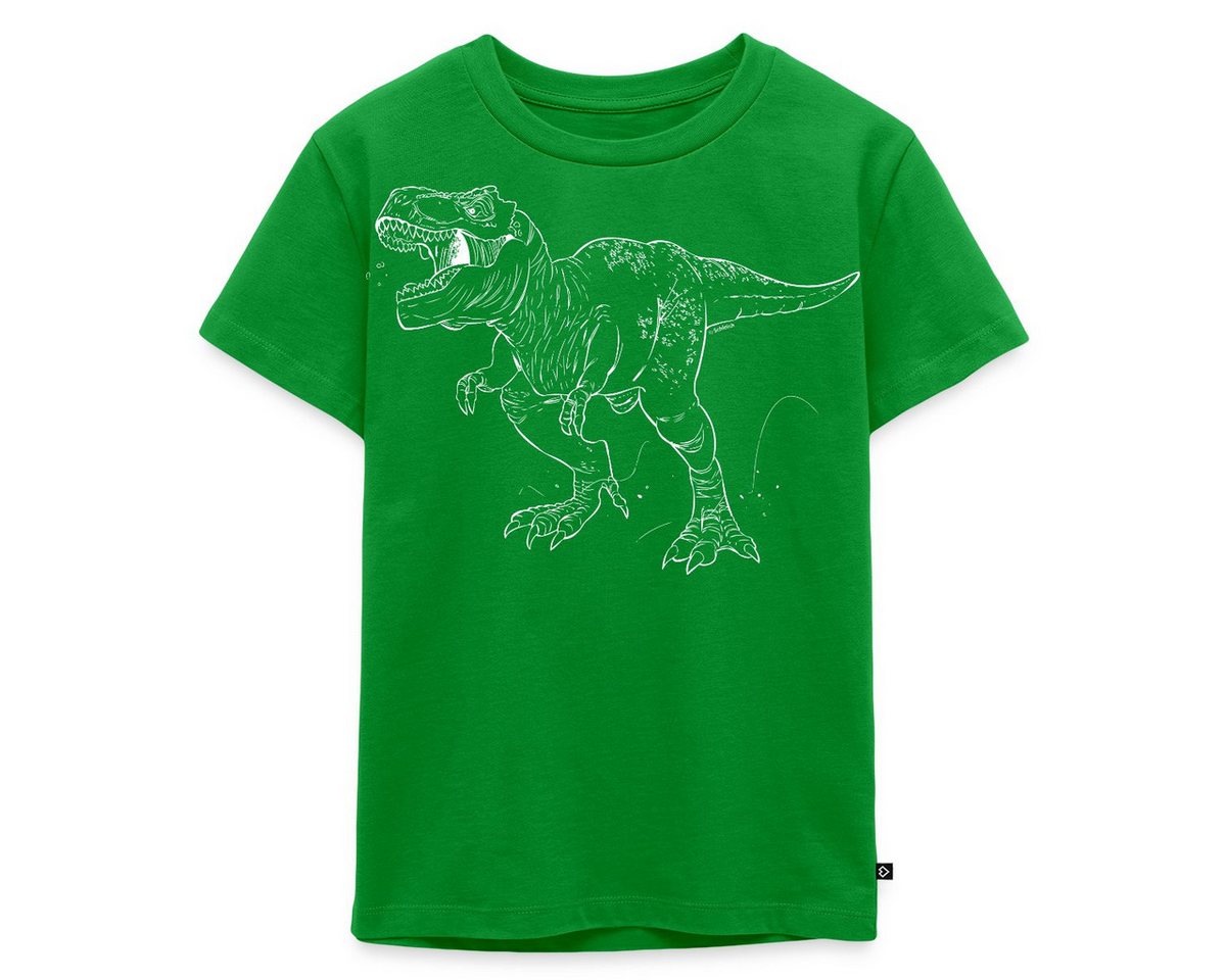 Spreadshirt T-Shirt Dinosaurier Tyrannosaurus Rex T-Rex Skizze Kinder Premium T-Shirt (1-tlg) von Spreadshirt