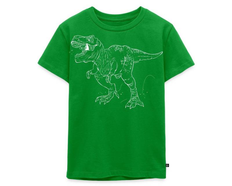 Spreadshirt T-Shirt Dinosaurier Tyrannosaurus Rex T-Rex Skizze Kinder Premium T-Shirt (1-tlg) von Spreadshirt