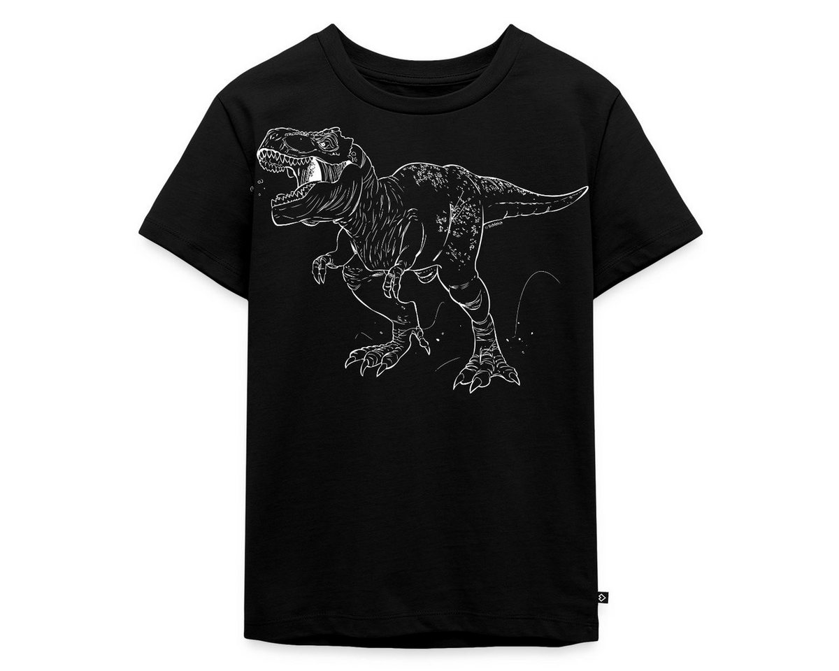 Spreadshirt T-Shirt Dinosaurier Tyrannosaurus Rex T-Rex Skizze Kinder Premium T-Shirt (1-tlg) von Spreadshirt