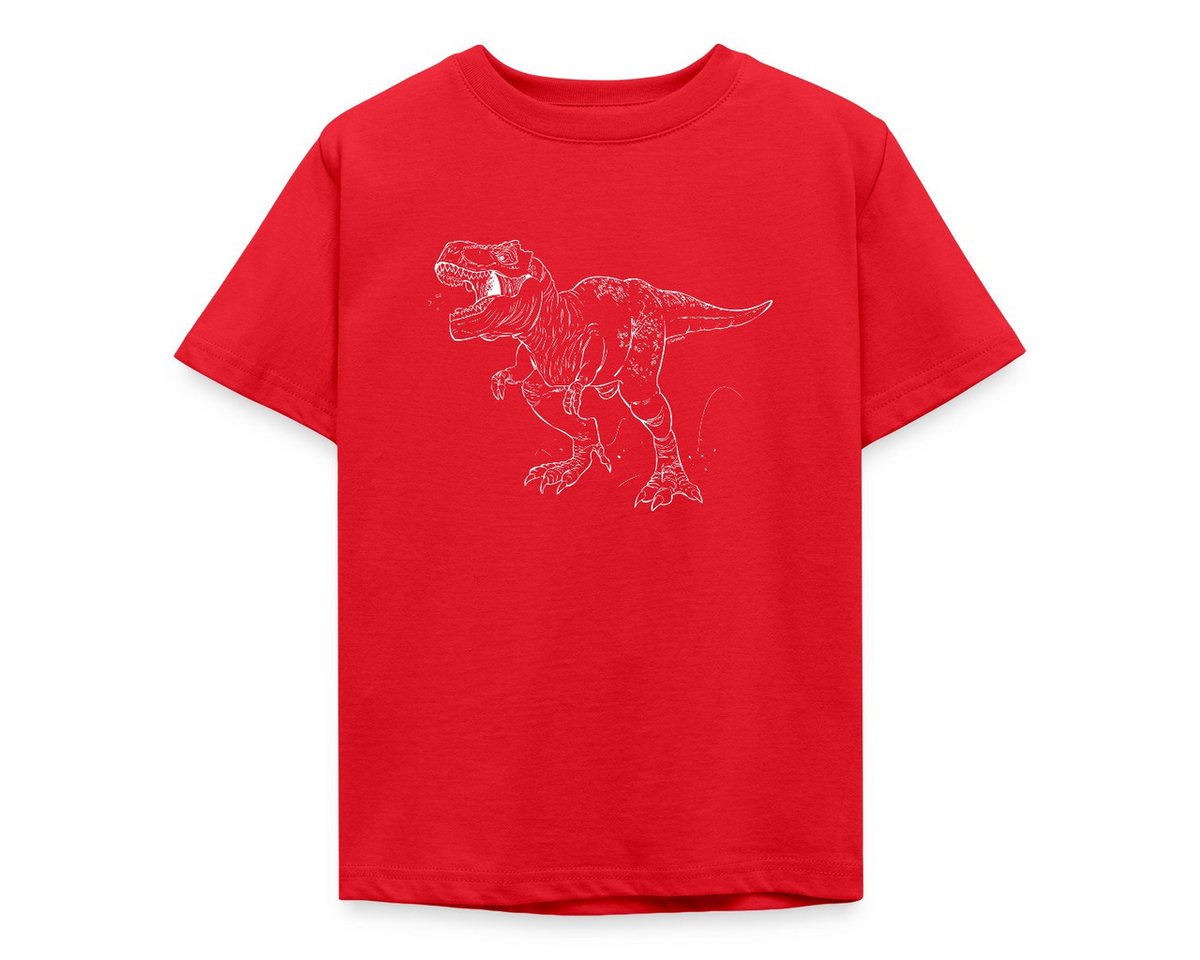 Spreadshirt T-Shirt Dinosaurier Tyrannosaurus Rex T-Rex Skizze Kinder T-Shirt (1-tlg) von Spreadshirt