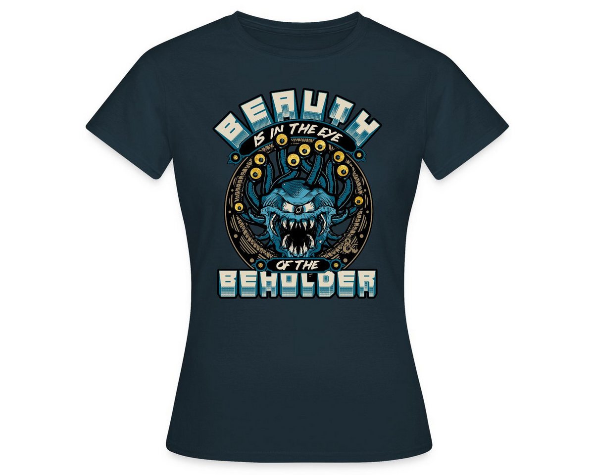 Spreadshirt T-Shirt Dungeons And Dragons Beauth Is In Eye Of Beholder Frauen T-Shirt (1-tlg) von Spreadshirt