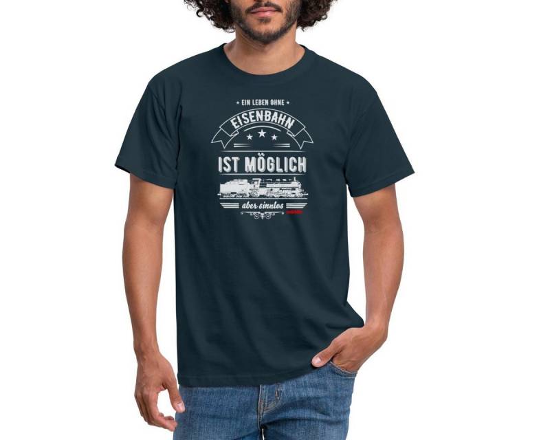 Spreadshirt T-Shirt Ein Leben Ohne Eisenbahn Ist Sinnlos Märklin Männer T-Shirt (1-tlg) von Spreadshirt