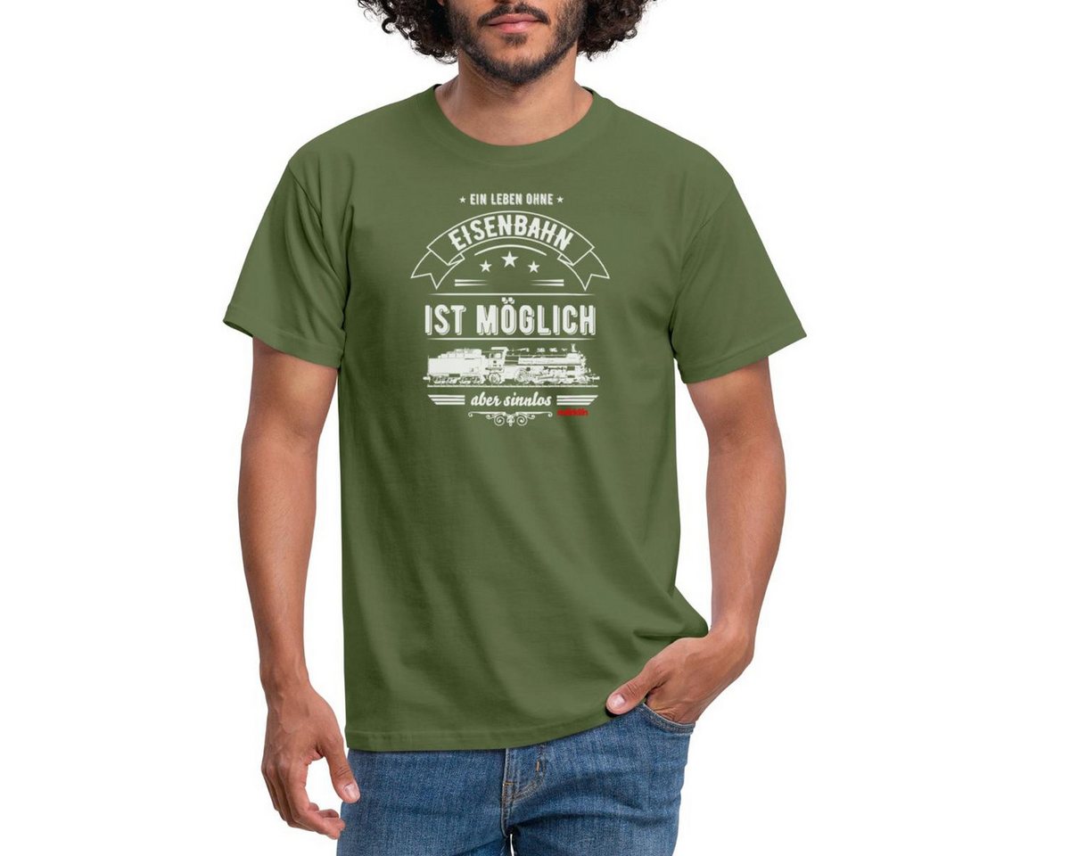 Spreadshirt T-Shirt Ein Leben Ohne Eisenbahn Ist Sinnlos Märklin Männer T-Shirt (1-tlg) von Spreadshirt