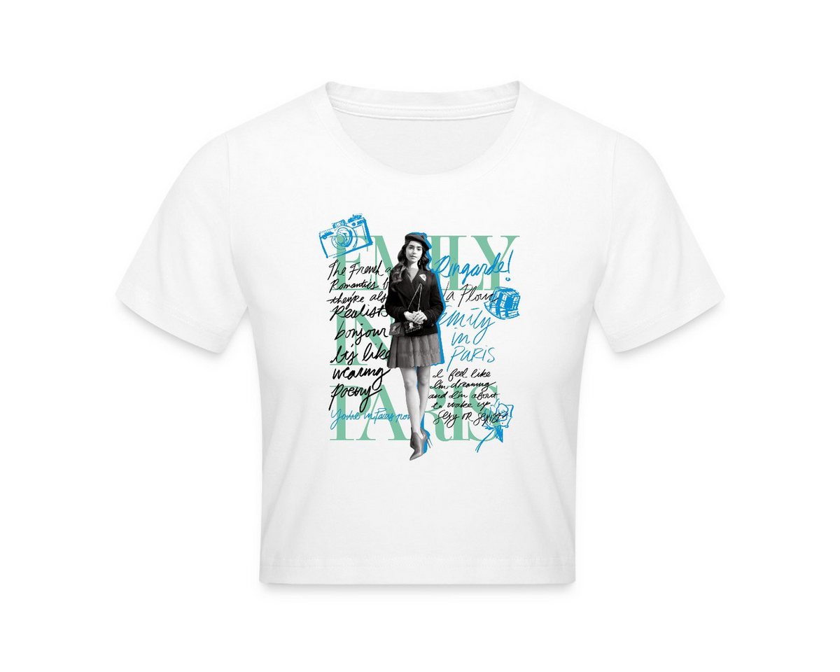 Spreadshirt T-Shirt Emily In Paris Emily Mit Zitaten Crop T-Shirt (1-tlg) von Spreadshirt