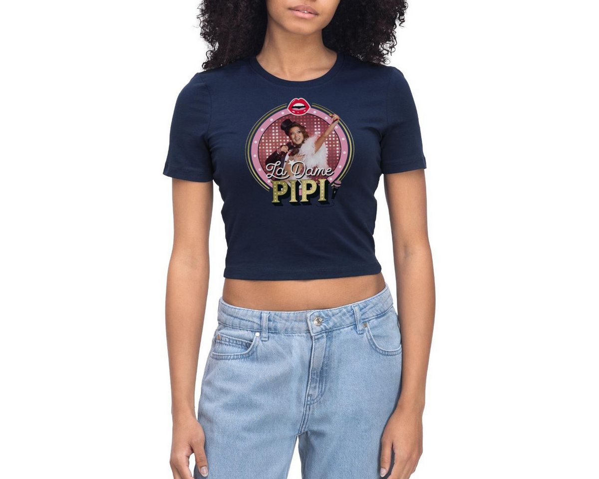 Spreadshirt T-Shirt Emily In Paris Mindy La Dame Pipi Crop T-Shirt (1-tlg) von Spreadshirt