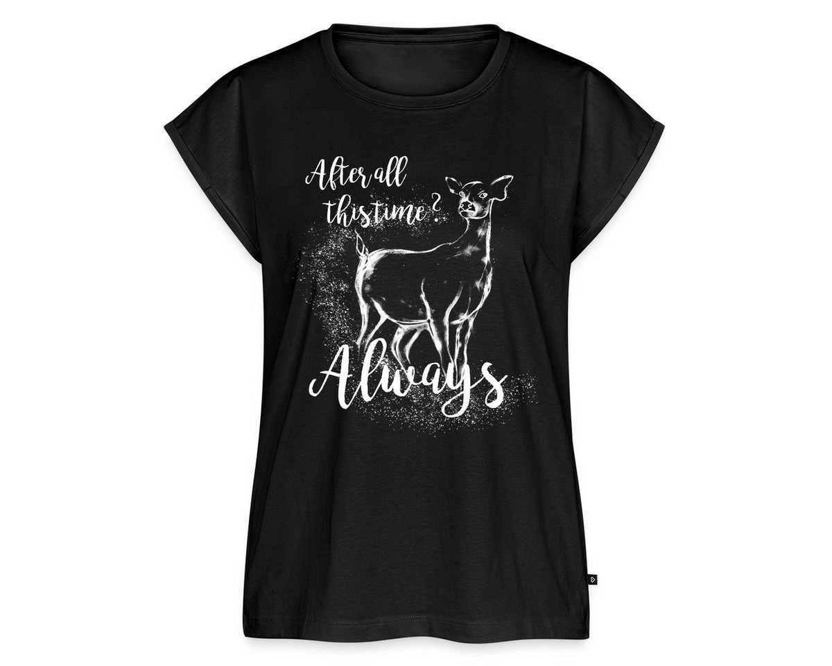 Spreadshirt T-Shirt Harry Potter After All This Time Always Frauen Casual T-Shirt (1-tlg) von Spreadshirt