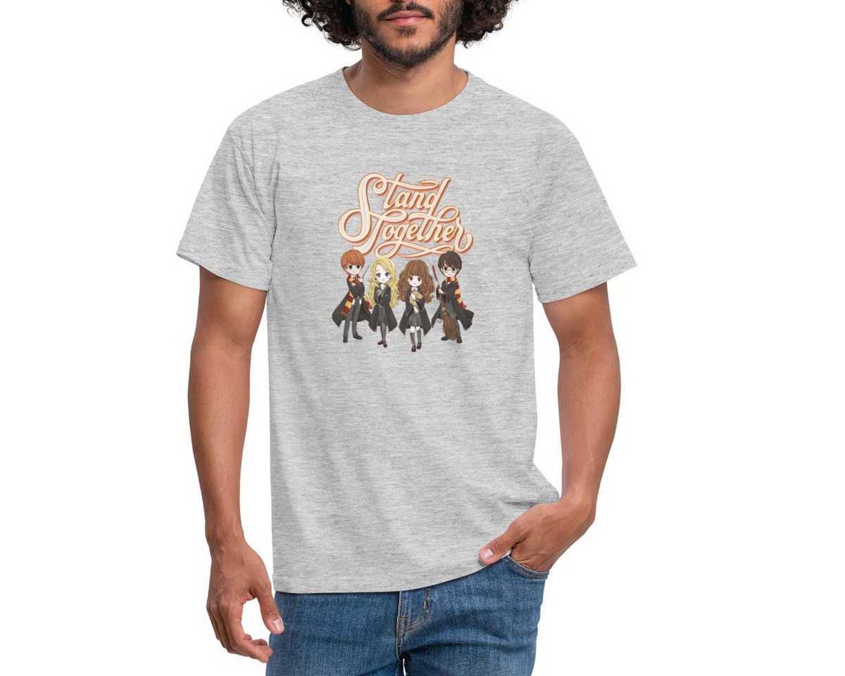 Spreadshirt T-Shirt Harry Potter Animierte Charaktere Stand Together Männer T-Shirt (1-tlg) von Spreadshirt