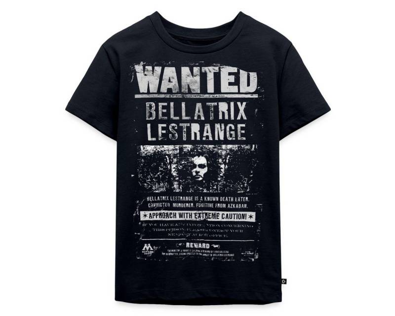 Spreadshirt T-Shirt Harry Potter Bellatrix Lestrange Wanted Poster Kinder Premium T-Shirt (1-tlg) von Spreadshirt
