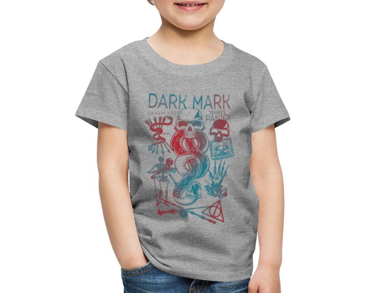 Spreadshirt T-Shirt Harry Potter Dunkles Mal & Horkruxe Design Kinder Premium T-Shirt (1-tlg) von Spreadshirt