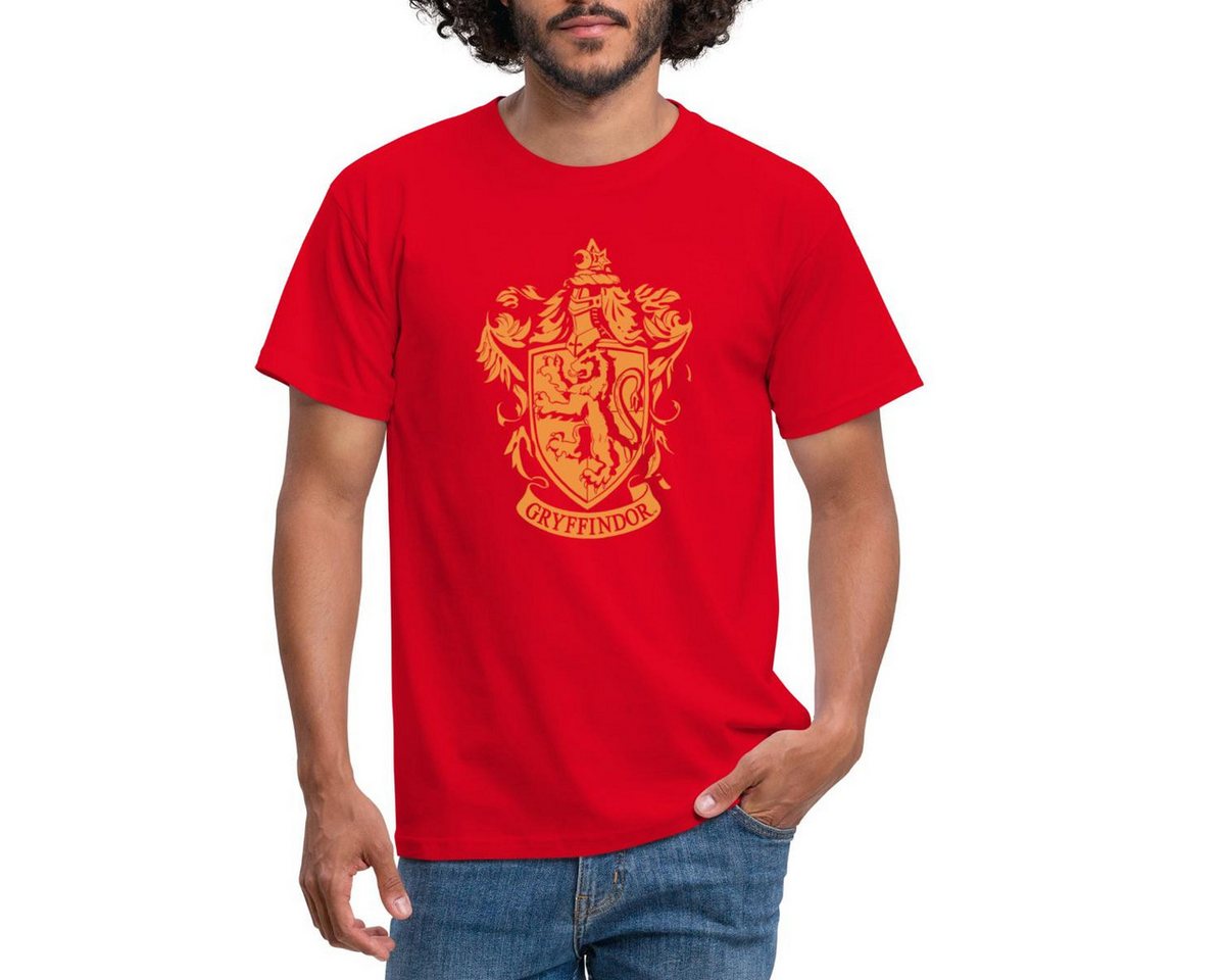 Spreadshirt T-Shirt Harry Potter Haus Gryffindor Wappen Logo Männer T-Shirt (1-tlg) von Spreadshirt