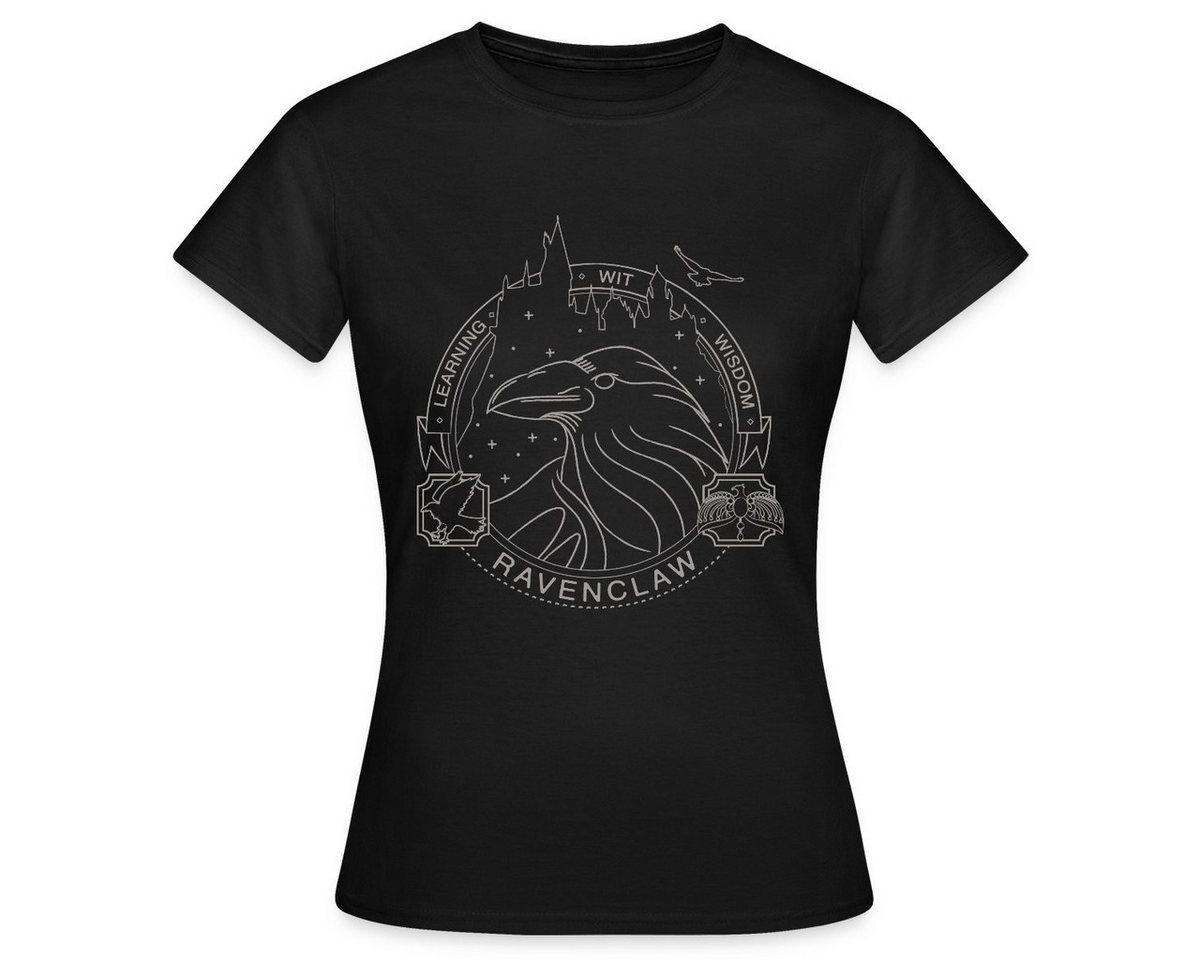 Spreadshirt T-Shirt Harry Potter Ravenclaw Silver Frauen T-Shirt (1-tlg) von Spreadshirt