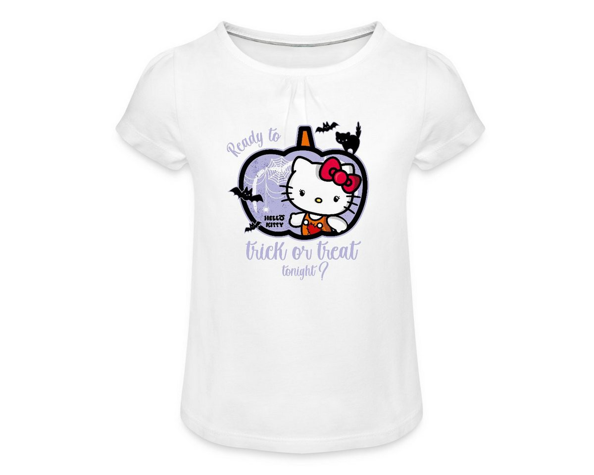 Spreadshirt T-Shirt Hello Kitty Halloween Süßes Oder Saures Mädchen T-Shirt Twist (1-tlg) von Spreadshirt