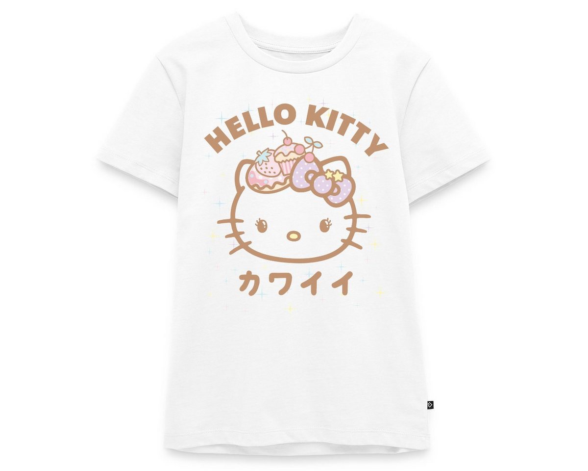 Spreadshirt T-Shirt Hello Kitty Kawaii Stil Teenager Premium T-Shirt (1-tlg) von Spreadshirt