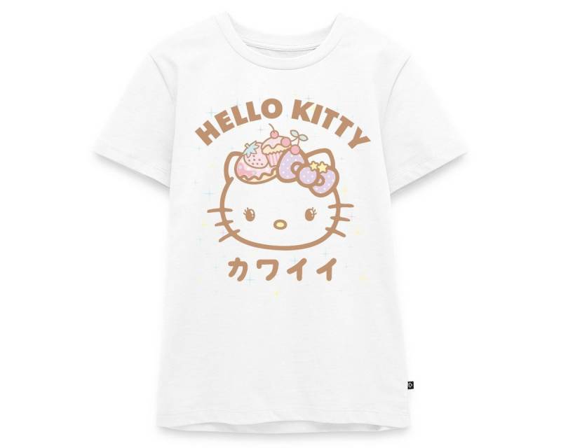 Spreadshirt T-Shirt Hello Kitty Kawaii Stil Teenager Premium T-Shirt (1-tlg) von Spreadshirt