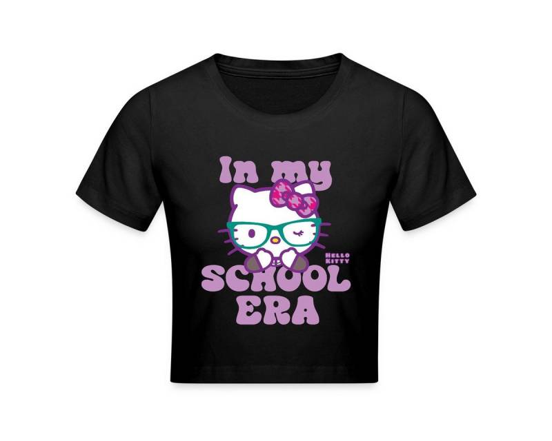 Spreadshirt T-Shirt Hello Kitty Schulkind In My School Era Crop Top (1-tlg) von Spreadshirt