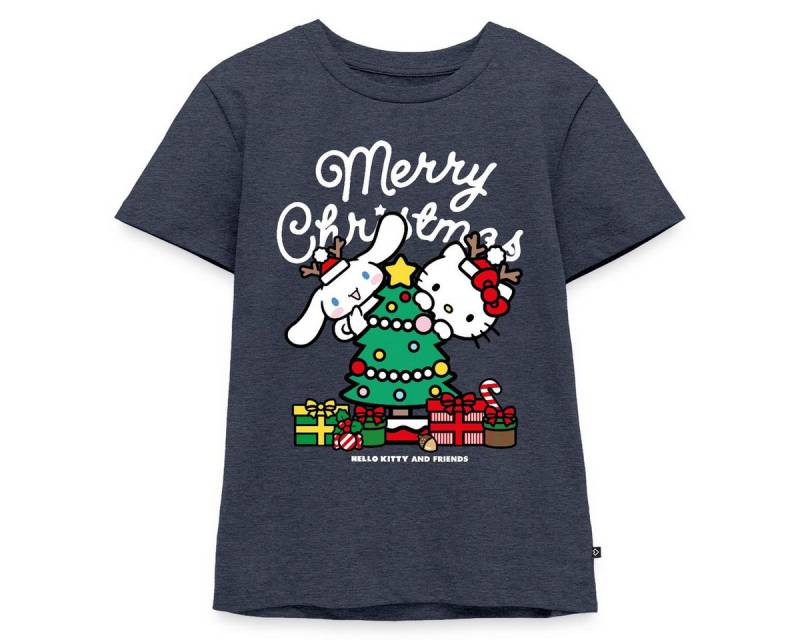 Spreadshirt T-Shirt Hello Kitty Und Cinnamoroll Weihnachten Kinder Premium T-Shirt (1-tlg) von Spreadshirt