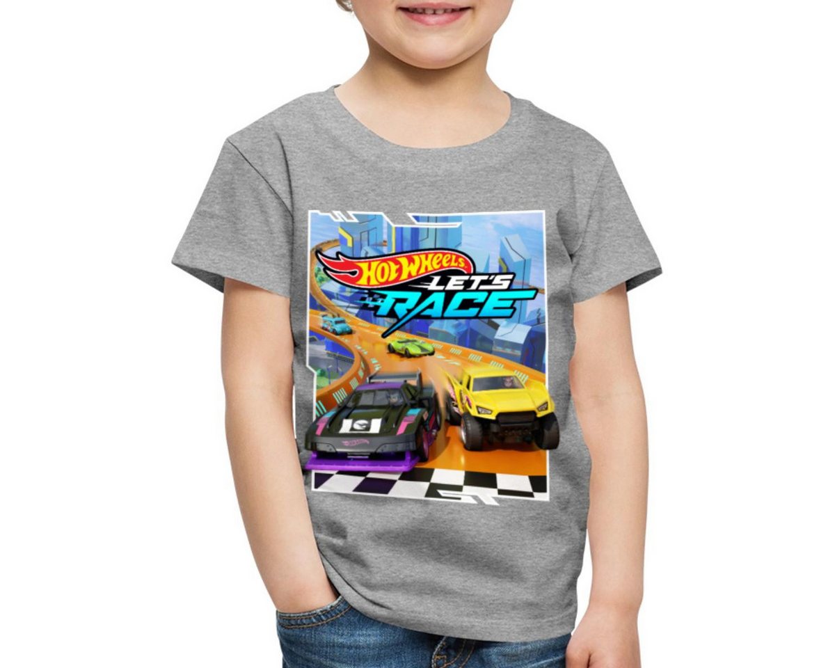Spreadshirt T-Shirt Hot Wheels Design Let's Race Kinder Premium T-Shirt (1-tlg) von Spreadshirt
