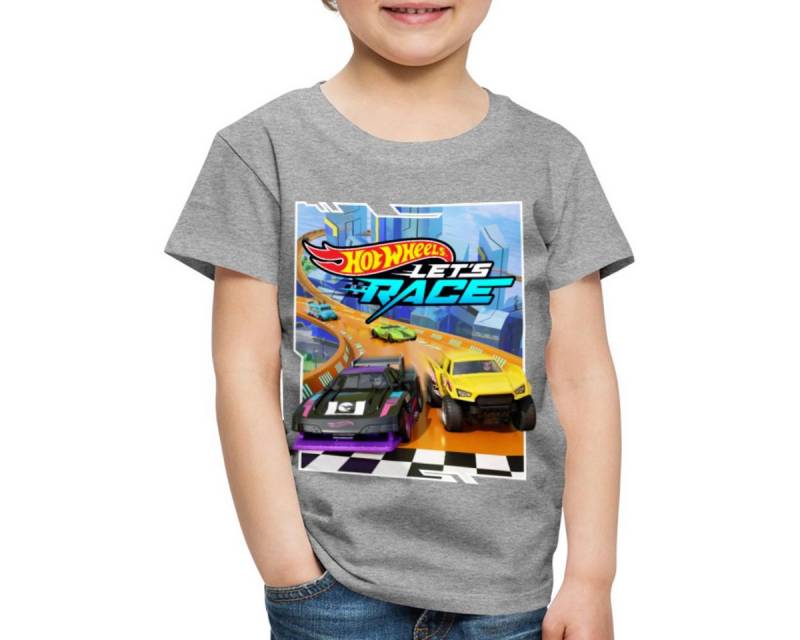 Spreadshirt T-Shirt Hot Wheels Design Let's Race Kinder Premium T-Shirt (1-tlg) von Spreadshirt