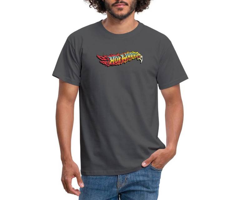 Spreadshirt T-Shirt Hot Wheels Logo-Design Mit Flammen Männer T-Shirt (1-tlg) von Spreadshirt