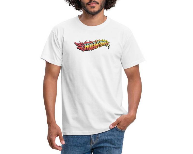 Spreadshirt T-Shirt Hot Wheels Logo-Design Mit Flammen Männer T-Shirt (1-tlg) von Spreadshirt