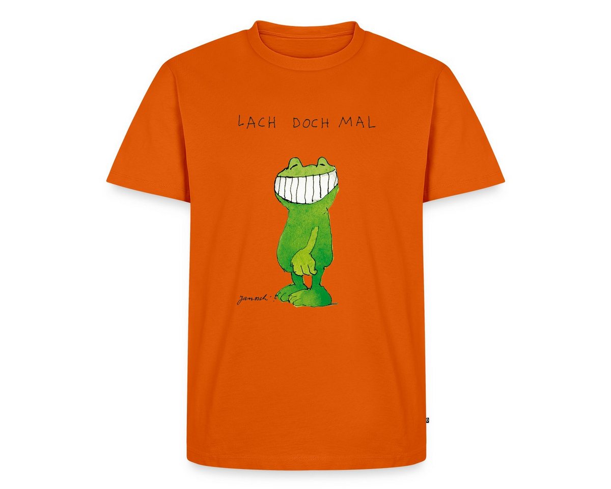 Spreadshirt T-Shirt Janosch Günter Kastenfrosch Lach Doch Mal Männer Premium T-Shirt (1-tlg) von Spreadshirt