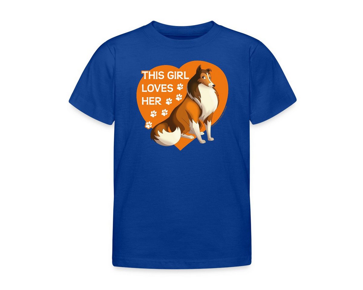 Spreadshirt T-Shirt Lassie Dieses Mädchen Liebt Lassie Spruch Kinder T-Shirt (1-tlg) von Spreadshirt