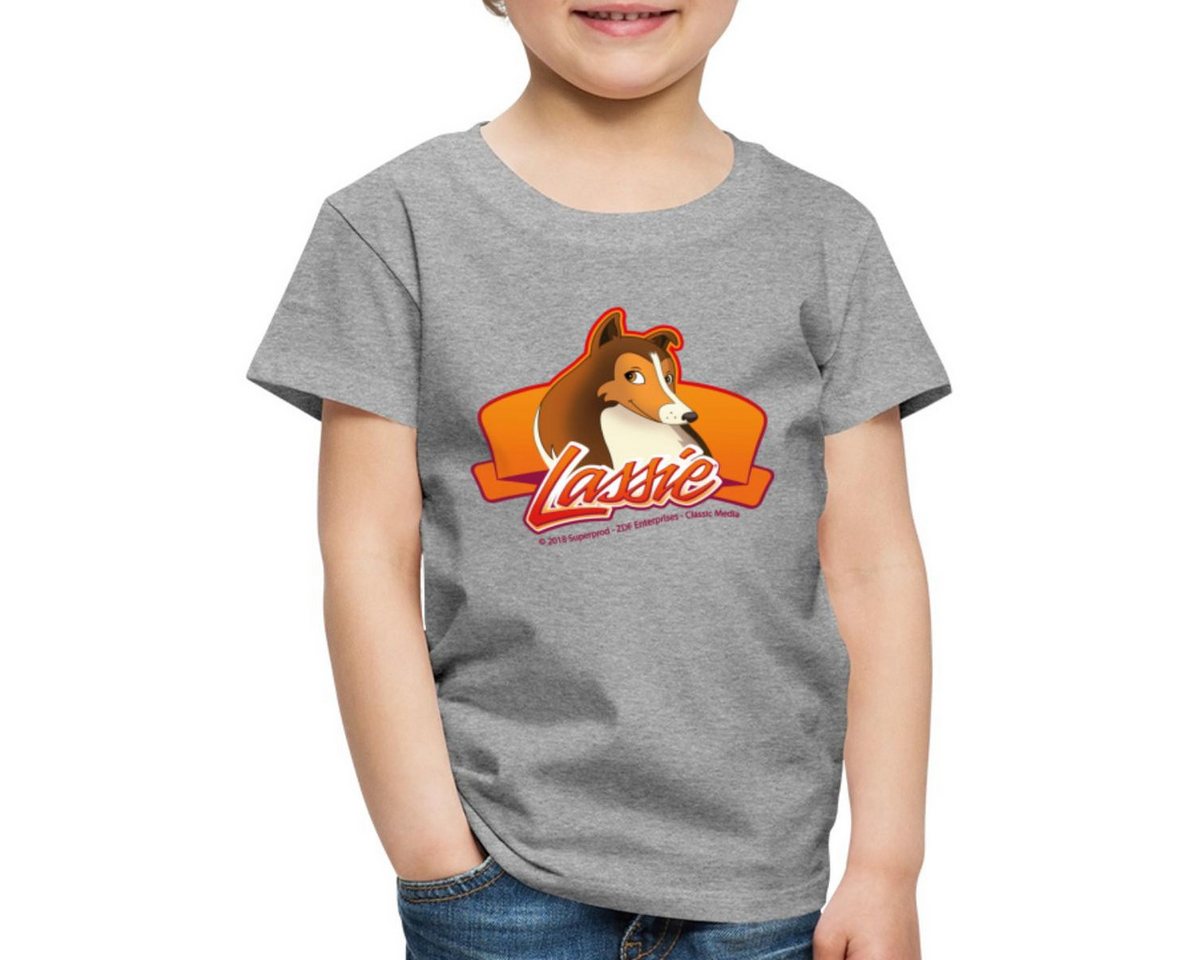 Spreadshirt T-Shirt Lassie Logo Kinder Premium T-Shirt (1-tlg) von Spreadshirt